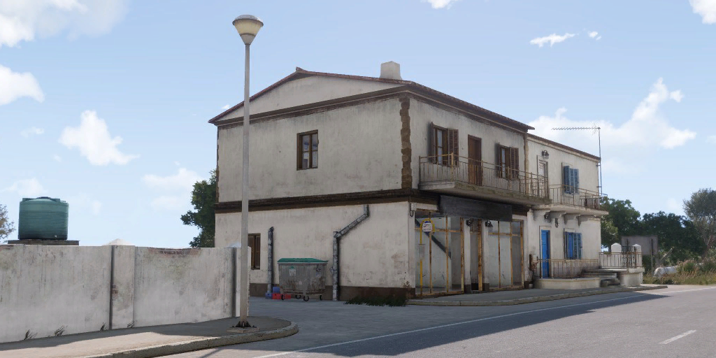 Outside of the site of shooting